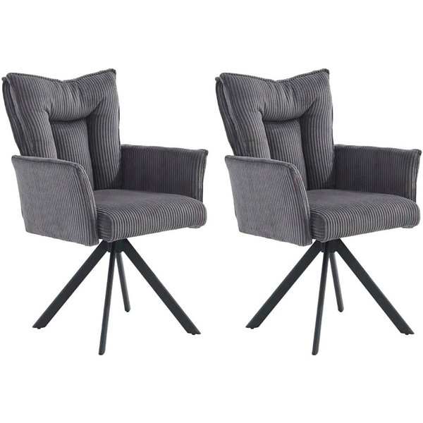 Jockenhöfer Gruppe Drehstuhl Marc (Set, 2 St) (Set, 2 St), Inklusive Drehfunktion (360), Taschenfederkern, bis 150kg belastbar