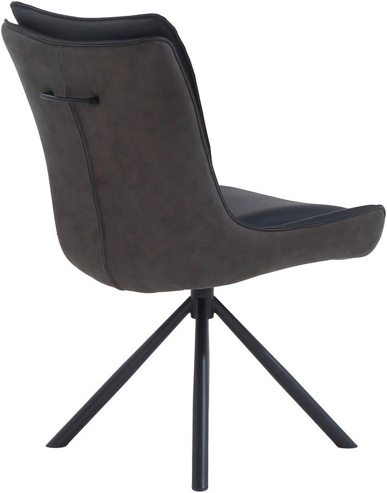 Jockenhöfer Gruppe Drehstuhl Maurice (Set, 2 St) (Set, 2 St), Echtleder, inklusive Drehfunktion (360), bis 150kg belastbar – Bild 5 von 5
