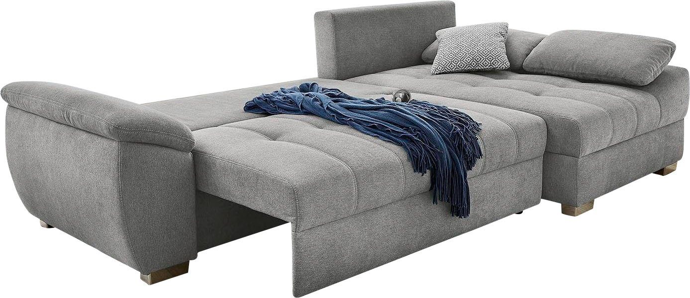 Jockenhöfer Gruppe Ecksofa Alster L-Form, B: 268 cm, mit Schlaffunktion, Bettkasten & Zierkissen – Bild 4 von 5