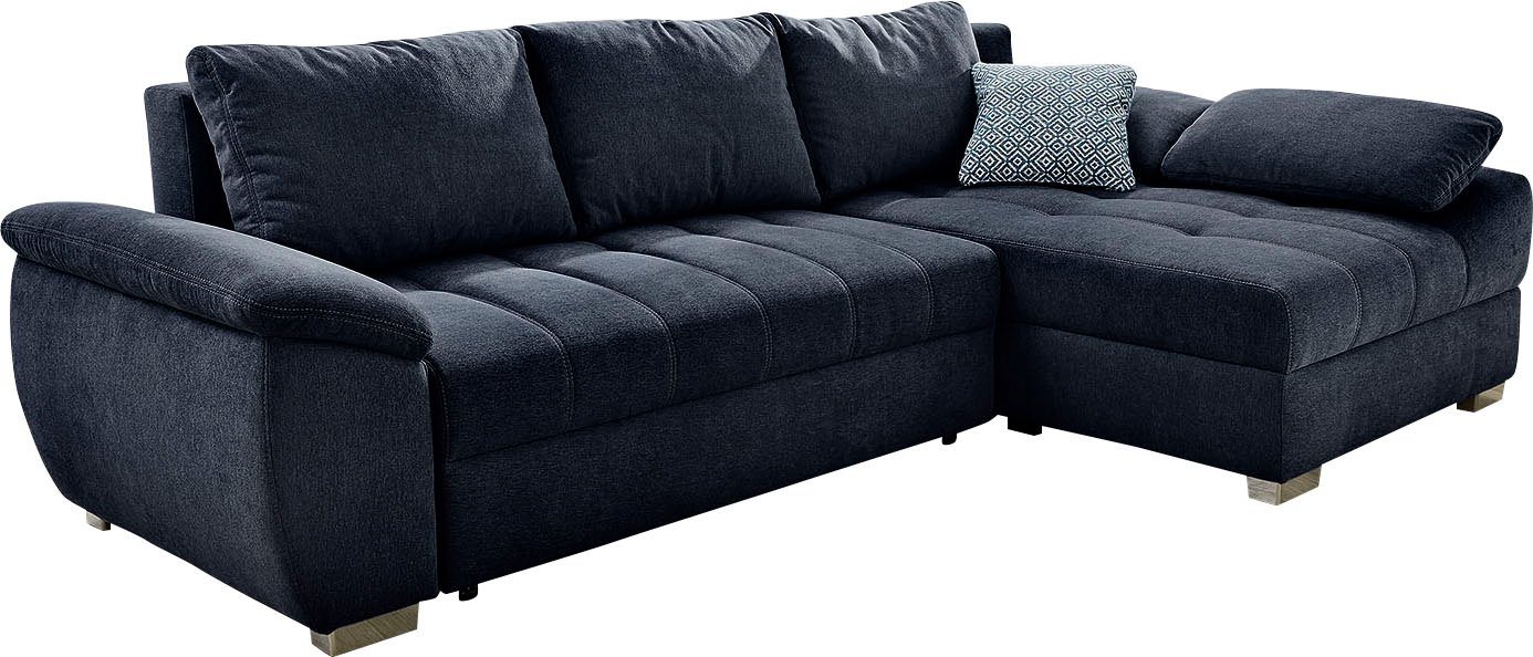 Jockenhöfer Gruppe Ecksofa Alster L-Form, B: 268 cm, mit Schlaffunktion, Bettkasten & Zierkissen – Bild 3 von 5