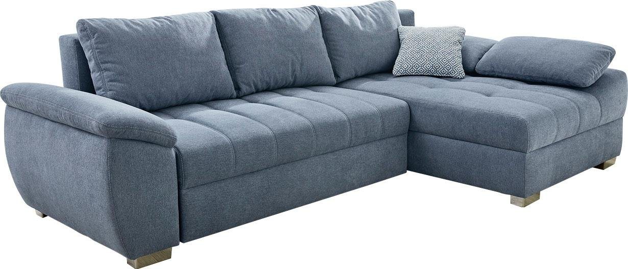 Jockenhöfer Gruppe Ecksofa Alster L-Form, B: 268 cm, mit Schlaffunktion, Bettkasten & Zierkissen – Bild 3 von 5