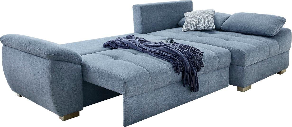 Jockenhöfer Gruppe Ecksofa Alster L-Form, B: 268 cm, mit Schlaffunktion, Bettkasten & Zierkissen – Bild 4 von 5