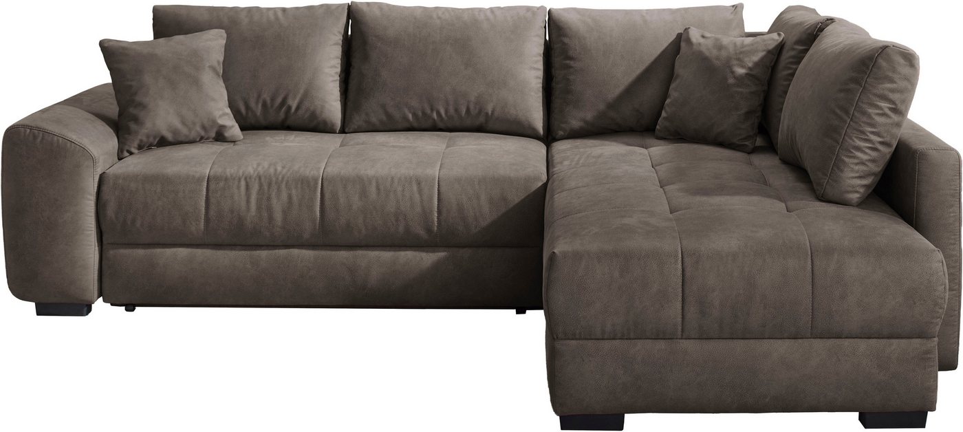 Jockenhöfer Gruppe Ecksofa Amalfi L-Form, B: 270 cm, Liegefl. 146x224 cm, Dauerschlafsofa, Couch mit Tonnentaschen-Federkern, Topper, Bettkasten & Kissen – Bild 2 von 5