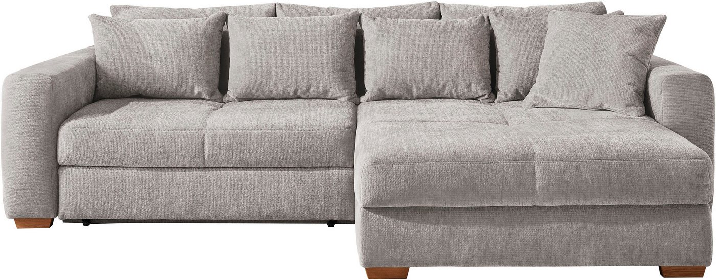 Jockenhöfer Gruppe Ecksofa Kampen L-Form, B: 288 cm, Liegefl. 153x245 cm, mit Schlaffunktion, Bettkasten & Zierkissen, Federkern – Bild 2 von 5