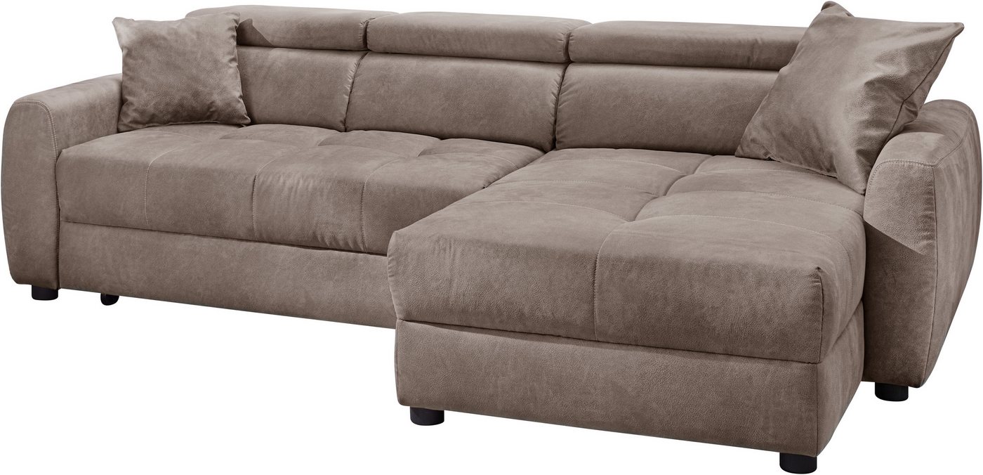 Jockenhöfer Gruppe Ecksofa Move, L-Form, B: 270cm, mit 60 cm elektrischer Sitztiefenverstellung, 140kg Belastbarkeit je Sitz, verstellbaren Kopfstützen & Zierki – Bild 3 von 5