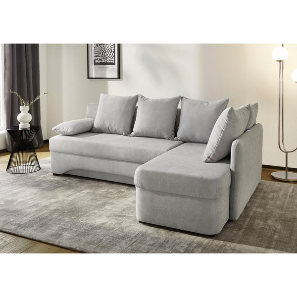 Jockenhöfer Gruppe Ecksofa Nivaris L-Form, B: 197 cm, mit Schlaffunktion & Bettkasten, Unser Dauertiefpreis