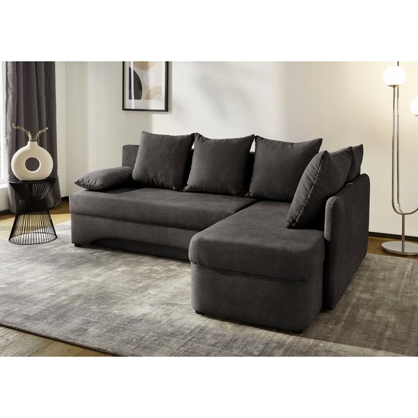 Jockenhöfer Gruppe Ecksofa Nivaris L-Form, B: 197 cm, mit Schlaffunktion & Bettkasten, Unser Dauertiefpreis