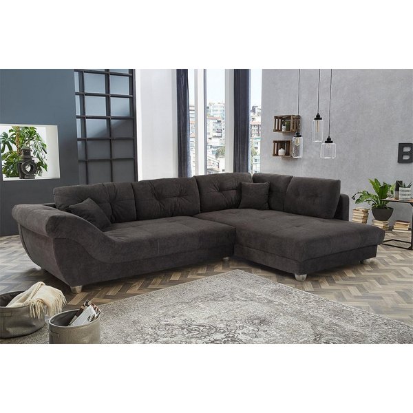 Jockenhöfer Gruppe Ecksofa Siena L-Form, B: 346 cm, mit Zierkissen, große Sitz- und Liegefläche