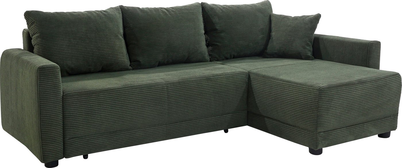 Jockenhöfer Gruppe Ecksofa Venezia L-Form, B: 234 cm, mit Schlaffunktion, Bettkasten & Zierkissen – Bild 2 von 5
