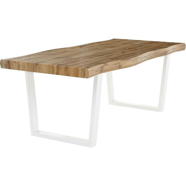 Jockenhöfer Gruppe Esstisch Don, in Baumkantenoptik, 200x100 cm, Plattenstärke 8 cm