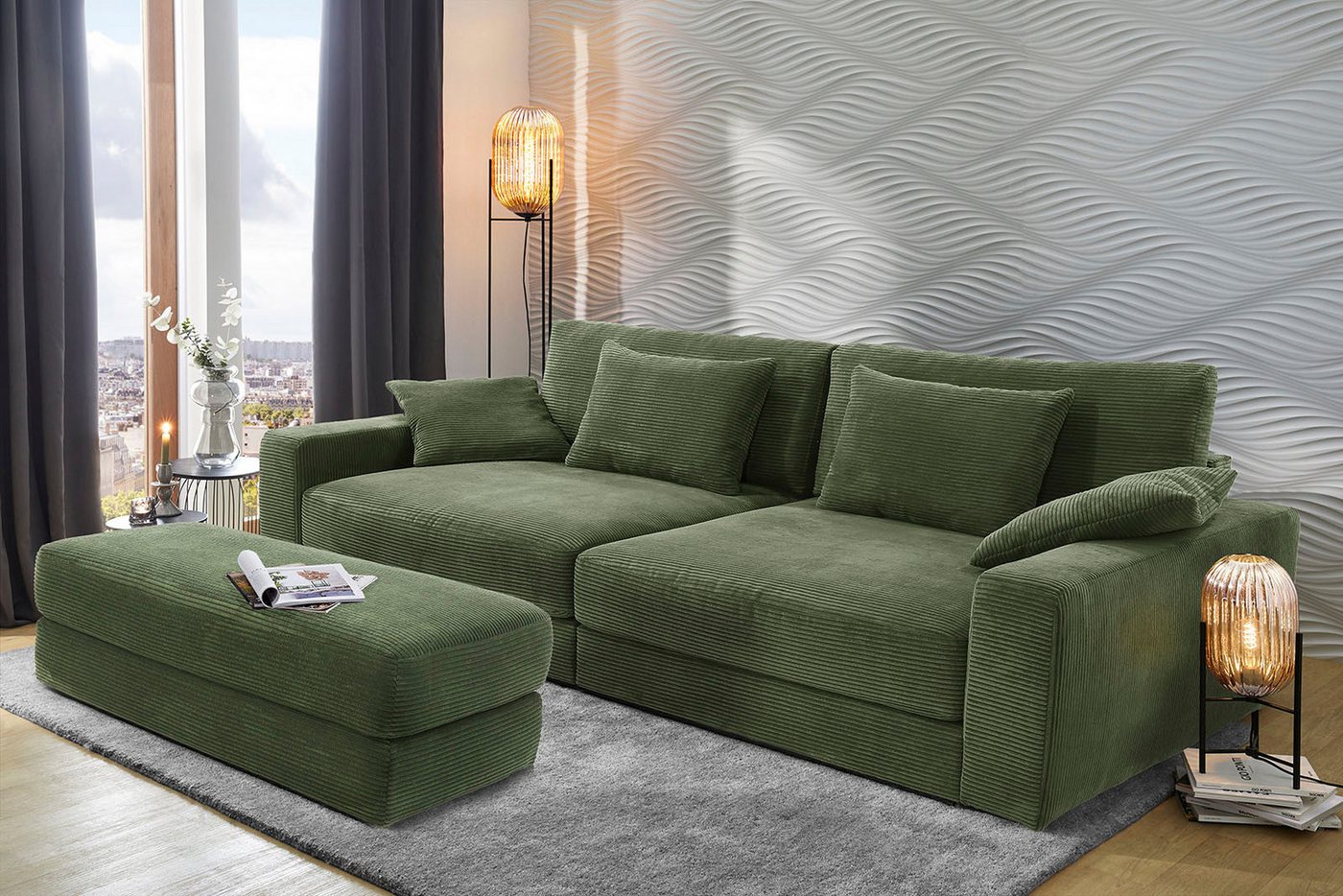 Jockenhöfer Gruppe Hocker Allround, B: 122 cm, vielseitig nutzbar, viele Farben und Qualitäten wählbar – Bild 2 von 3