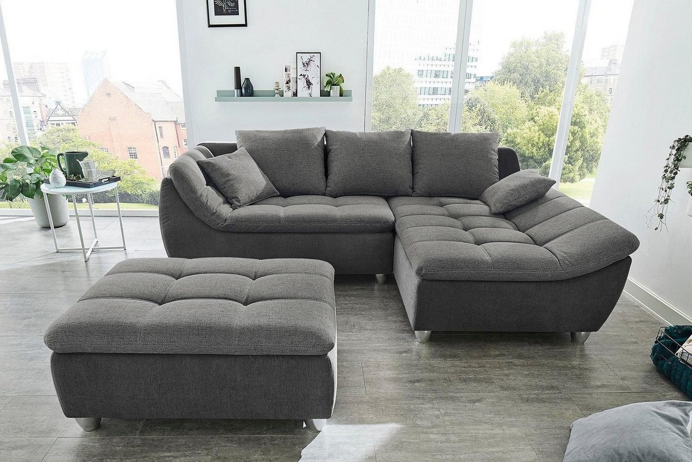 Jockenhöfer Gruppe Hocker Genua, B: 103 cm, individuell zu kombinieren – Bild 3 von 5
