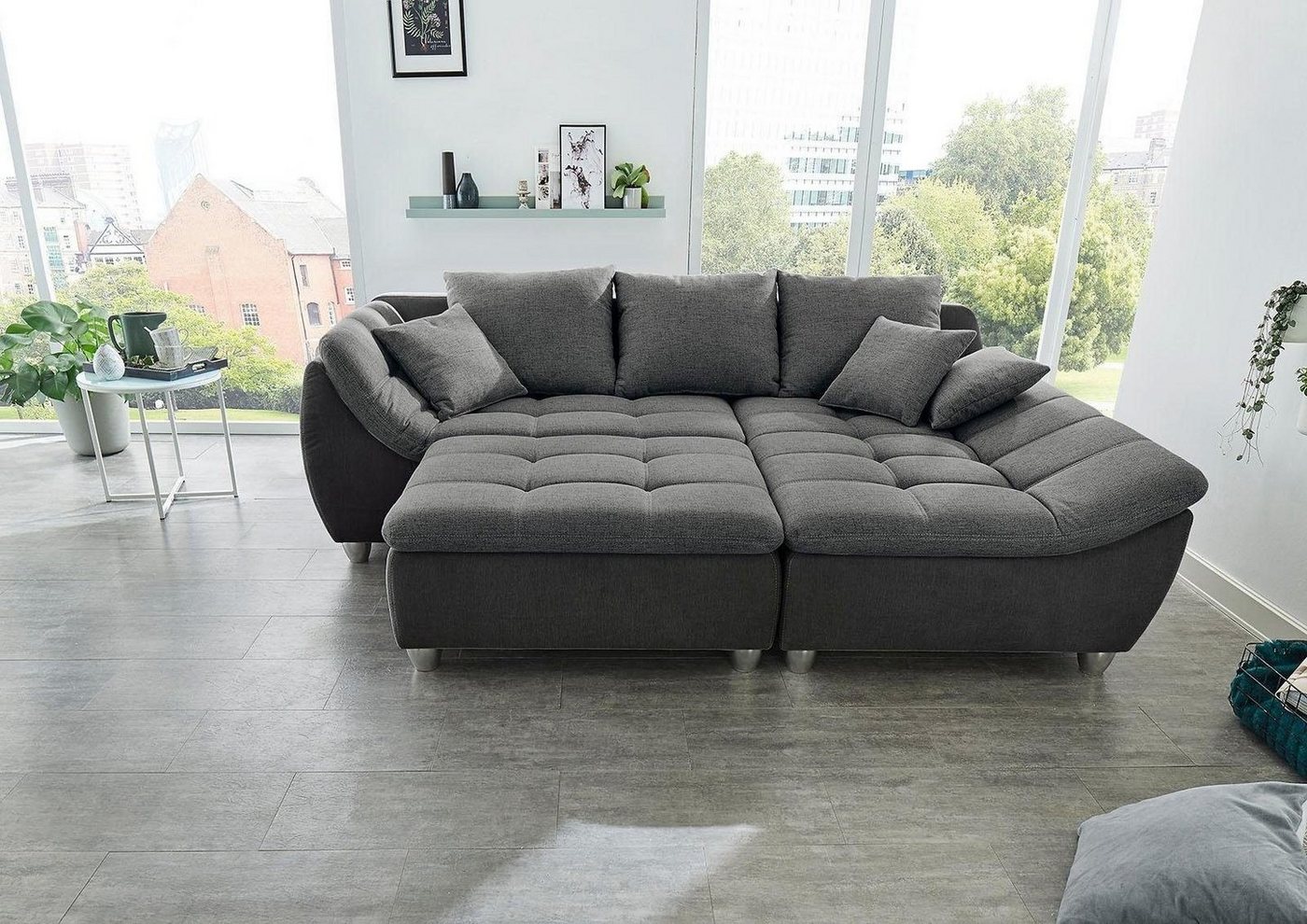 Jockenhöfer Gruppe Hocker Genua, B: 103 cm, individuell zu kombinieren – Bild 4 von 5