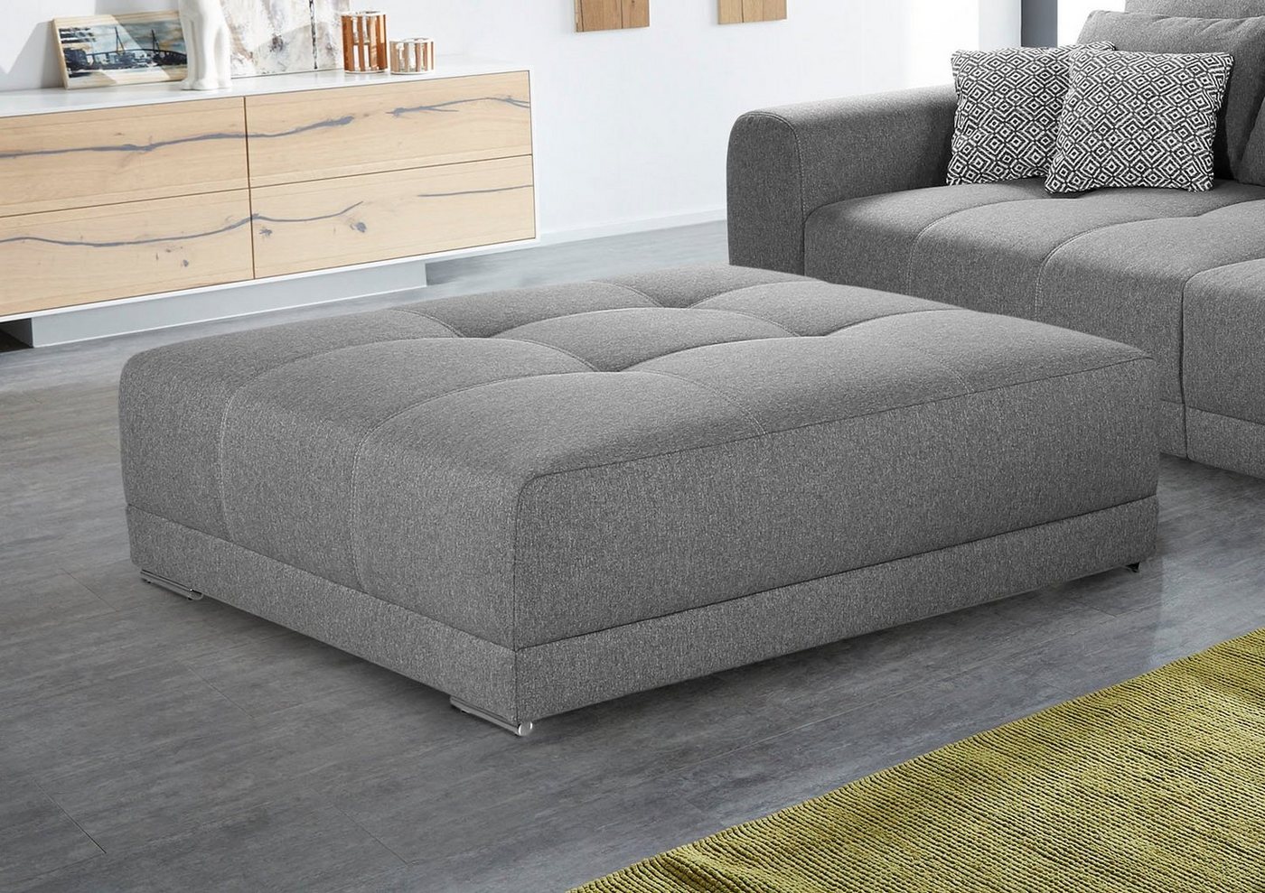Jockenhöfer Gruppe Hocker Moldau Hocker, Mega-Hocker im XXL-Format, Federkern – Bild 2 von 5