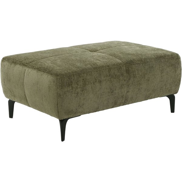 Jockenhöfer Gruppe Hocker Salo, B: 114 cm, im Retrolook mit Wellenunterfederung und frei im Raum stellbar