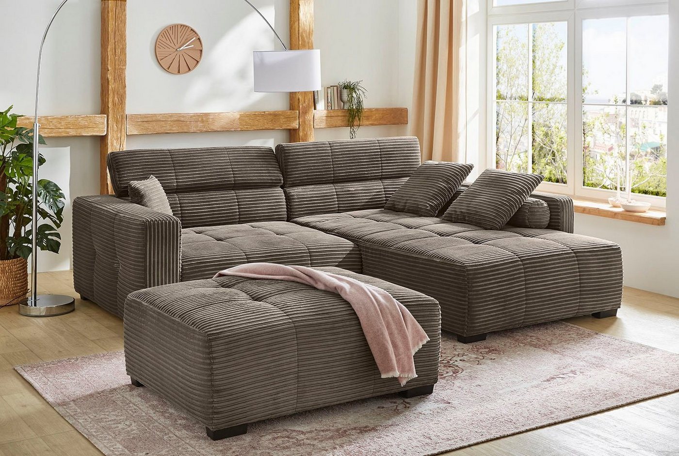 Jockenhöfer Gruppe Hocker Severino, B: 119 cm, für ein komfortables Sitzgefühl – Bild 3 von 5
