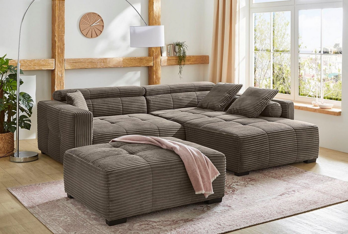 Jockenhöfer Gruppe Hocker Severino, B: 119 cm, für ein komfortables Sitzgefühl – Bild 4 von 5