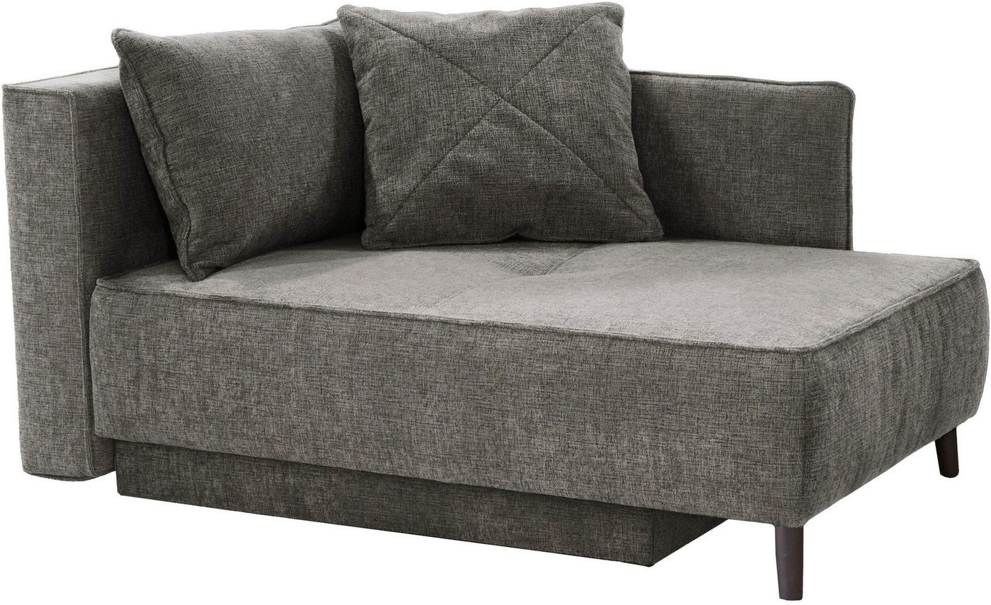 Jockenhöfer Gruppe Recamiere Rex, B: 155 cm, Liegefläche: 88x200 cm, optional mit Topper, mit Schlaffunktion, Bettkasten & Zierkissen, Federkern – Bild 2 von 5
