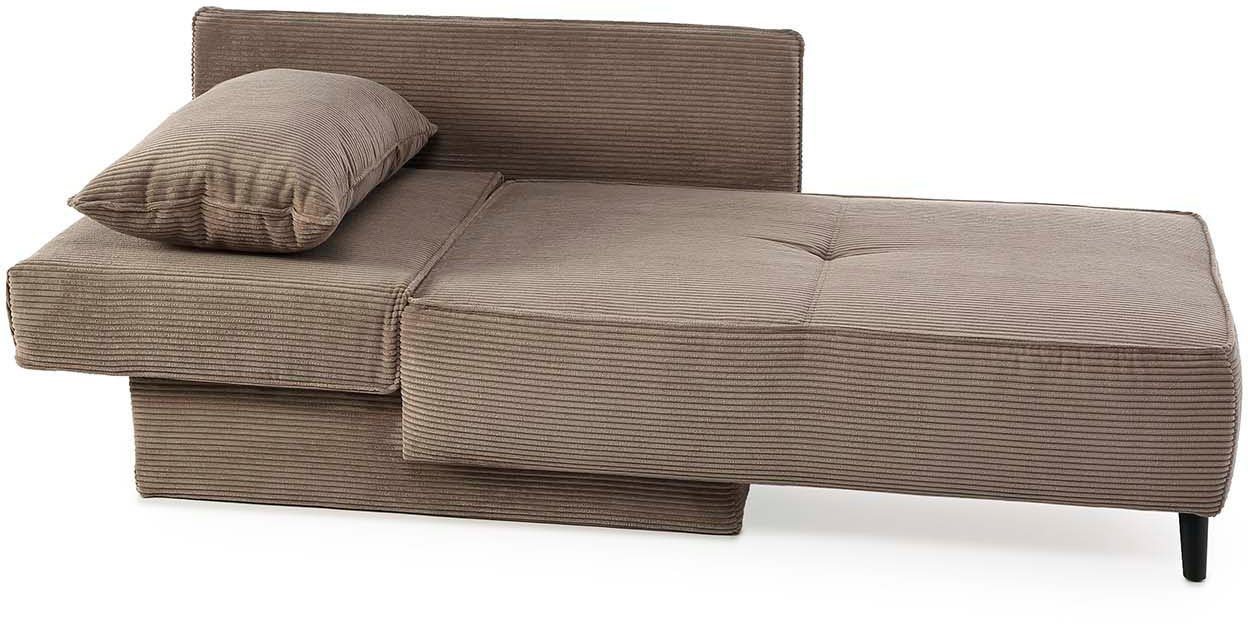 Jockenhöfer Gruppe Recamiere Rex, B: 155 cm, Liegefläche: 88x200 cm, optional mit Topper, mit Schlaffunktion, Bettkasten & Zierkissen, Federkern – Bild 3 von 5