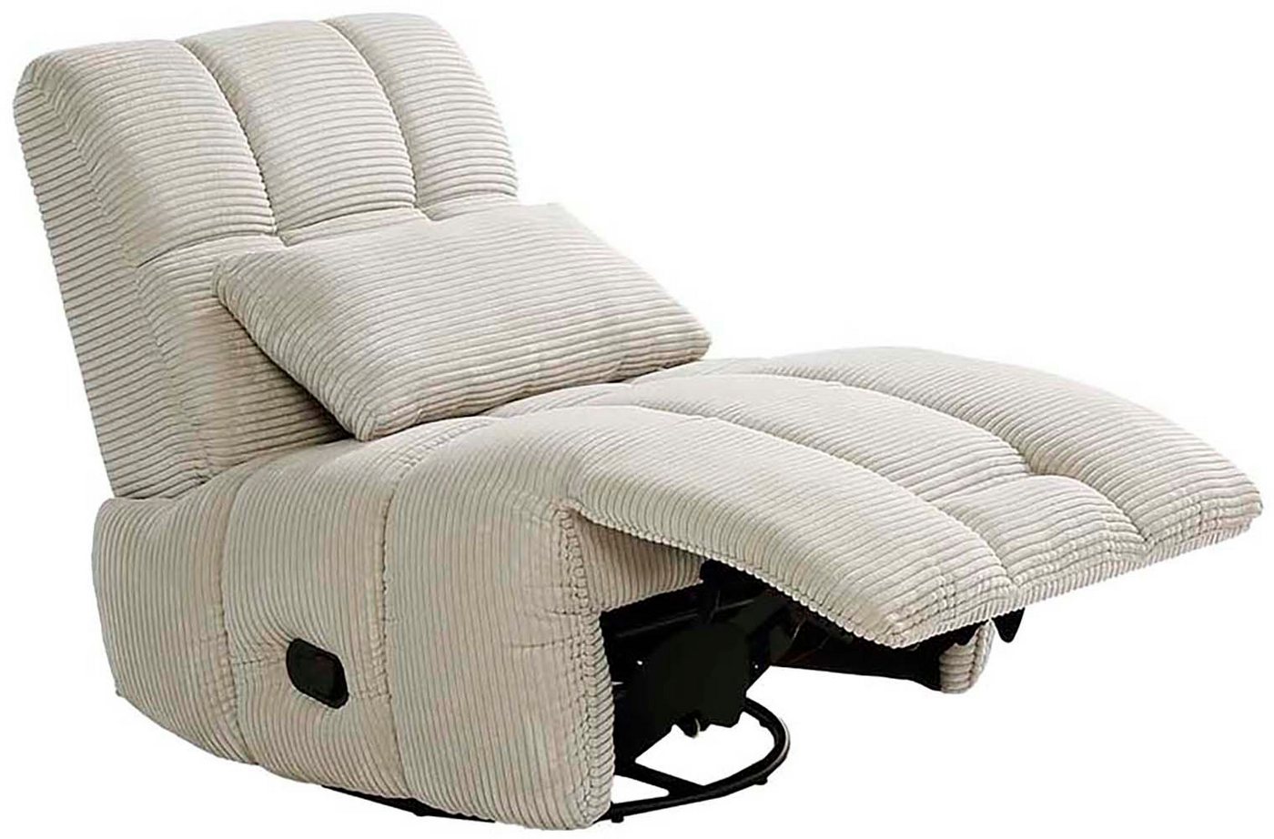 Jockenhöfer Gruppe Relaxsessel Doncaster, B: 84 cm, Sitzhöhe: 50 cm, mit Dreh-, Schauckel-, Relax- & Wippfunktion, weicher Cordstoff – Bild 5 von 5