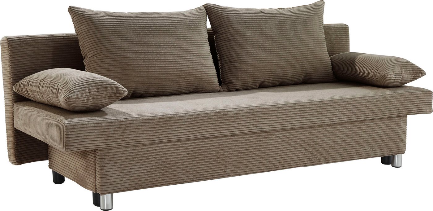 Jockenhöfer Gruppe Schlafsofa B: 191 cm, Liegefl. 120x191 cm, mit Schlaffunktion & Bettkasten – Bild 2 von 5