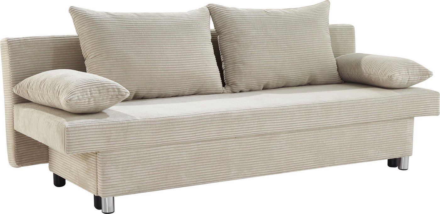 Jockenhöfer Gruppe Schlafsofa B: 191 cm, Liegefl. 120x191 cm, mit Schlaffunktion & Bettkasten – Bild 2 von 5