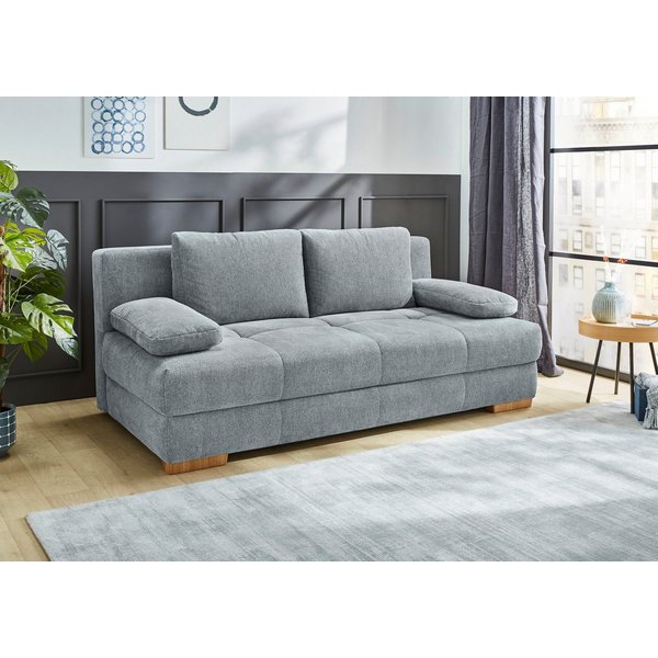 Jockenhöfer Gruppe Schlafsofa Calli, Liegefl. 160x200 cm, Dauerschläfer, wahlweise mit Topper, mit Schlaffunktion & Bettkasten, Topper, Tonnentaschenfederkern