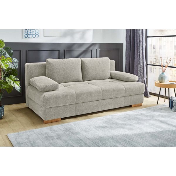 Jockenhöfer Gruppe Schlafsofa Calli, Liegefl. 160x200 cm, Dauerschläfer, wahlweise mit Topper, mit Schlaffunktion & Bettkasten, Tonnentaschenfederkern