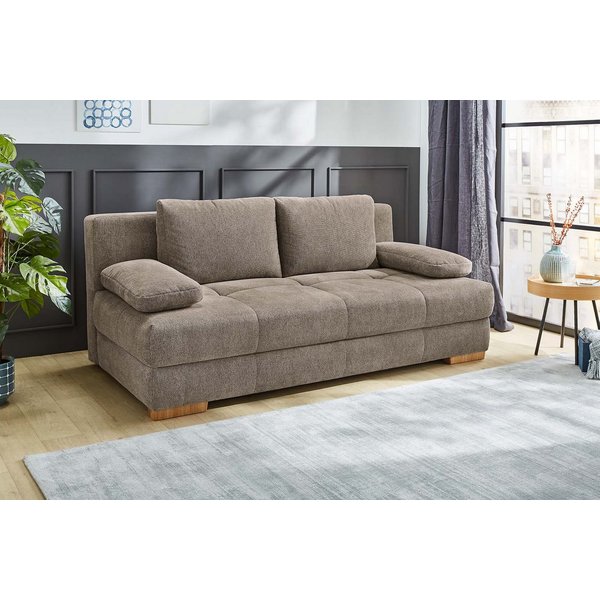Jockenhöfer Gruppe Schlafsofa Calli, Liegefl. 160x200 cm, Dauerschläfer, wahlweise mit Topper, mit Schlaffunktion & Bettkasten, Tonnentaschenfederkern