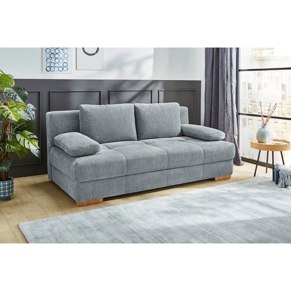 Jockenhöfer Gruppe Schlafsofa Calli, Liegefl. 160x200 cm, Dauerschläfer, wahlweise mit Topper, mit Schlaffunktion & Bettkasten, Tonnentaschenfederkern