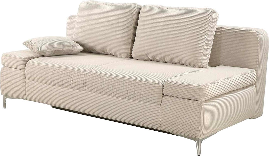 Jockenhöfer Gruppe Schlafsofa Jano, B: 202 cm, Liegefl. 144x200 cm, mit Schlaffunktion, Bettkasten, Armteilverstellung & 1 Zierkissen – Bild 3 von 5