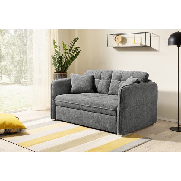 Jockenhöfer Gruppe Schlafsofa Leon, B: 147 - 187 cm, Liegefl. 120 - 160x200 cm, Breite wählbar, mit Schlaffunktion & Zierkissen, in 3 Breiten