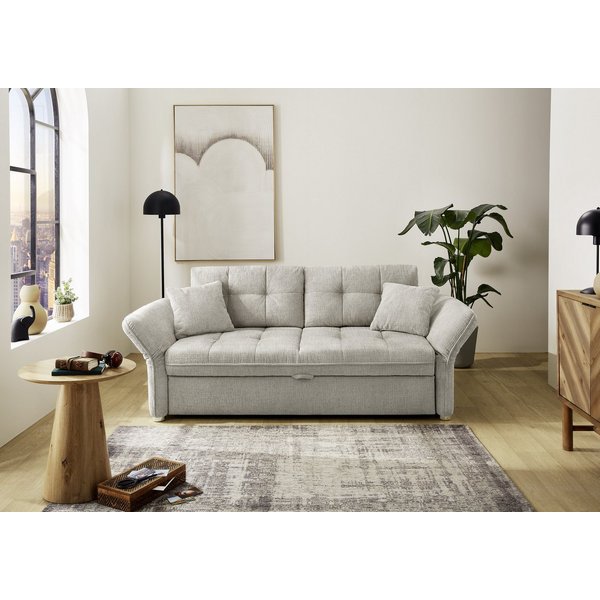 Jockenhöfer Gruppe Schlafsofa Leon, B: 147 - 187 cm, Liegefl. 120 - 160x200 cm, Breite wählbar, mit Schlaffunktion & Zierkissen, in 3 Breiten