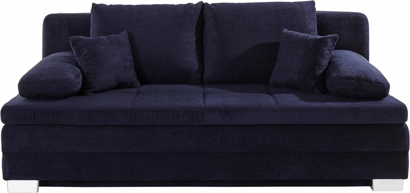 Jockenhöfer Gruppe Schlafsofa Lindau, B: 203 cm, Liegefl. 160x203 cm, mit Schlaffunktion, Bettkasten, Zierkissen & Kaltschaumtopper – Bild 4 von 5