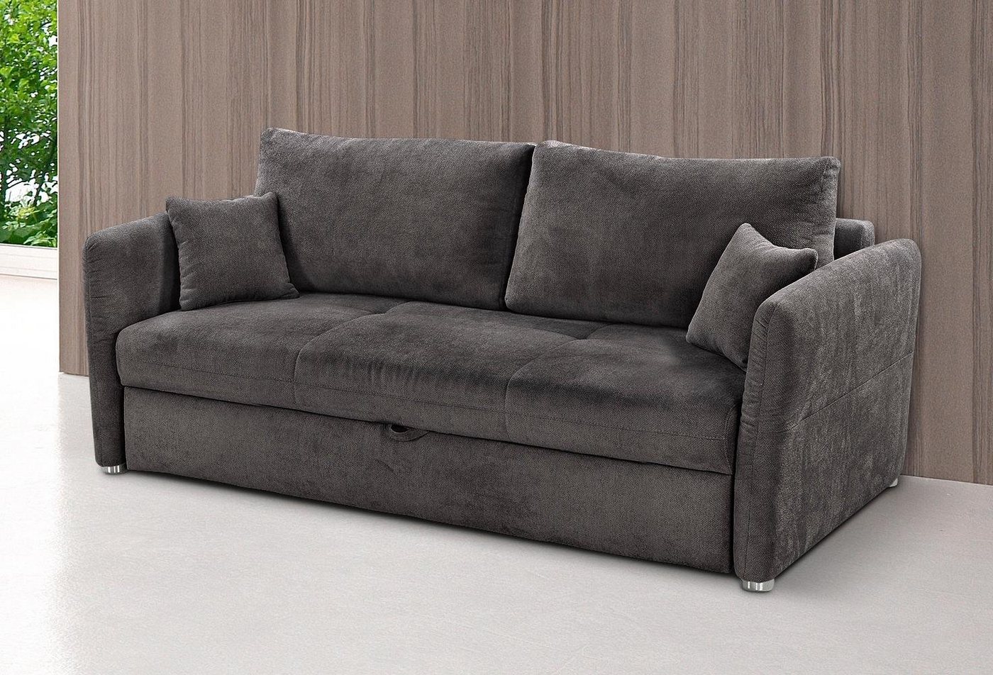 Jockenhöfer Gruppe Schlafsofa Luca, B: 166-185 cm, Liegefl. 141-163x201 cm, mit Schlaffunktion, Bettkasten & Armteilverstellung, in 2 Breiten – Bild 2 von 5