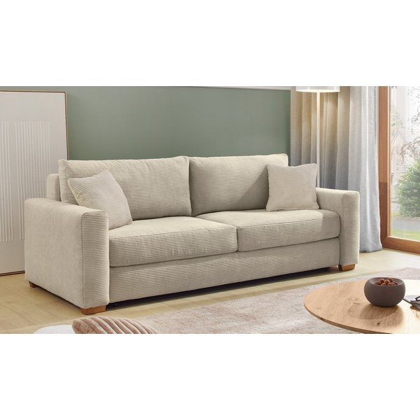 Jockenhöfer Gruppe Schlafsofa Micha, B: 237 cm, Liegefl. 155x197 cm, mit Schlaffunktion, Bettkasten & Zierkissen