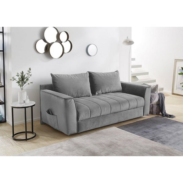 Jockenhöfer Gruppe Schlafsofa Rick, B: 188 cm, Liegefl. 86x200 cm, mit Schlaffunktion, Bettkasten & seitl. Tasche