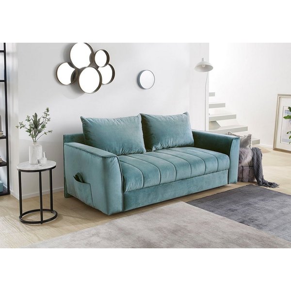 Jockenhöfer Gruppe Schlafsofa Rick, B: 188 cm, Liegefl. 86x200 cm, mit Schlaffunktion, Bettkasten & seitl. Tasche