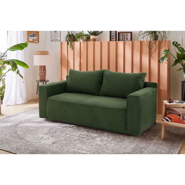 Jockenhöfer Gruppe Schlafsofa Ron, B: 185 cm, Liegefl. 82x200 cm, mit Schlaffunktion & Bettkasten, Federkern