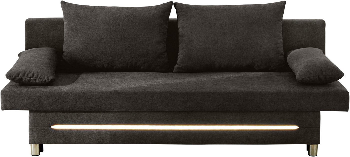 Jockenhöfer Gruppe Schlafsofa Sunrise, B: 191 cm, Liegefl. 120x191 cm, mit Schlaffunktion, Bettkasten & Licht, Unser Dauertiefpreis – Bild 3 von 5