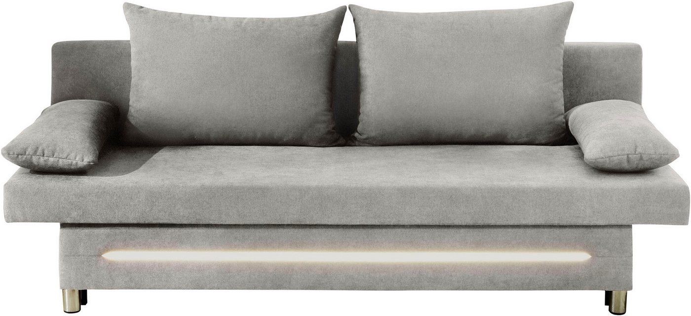 Jockenhöfer Gruppe Schlafsofa Sunrise, B: 191 cm, Liegefl. 120x191 cm, mit Schlaffunktion, Bettkasten & Licht, Unser Dauertiefpreis – Bild 3 von 5