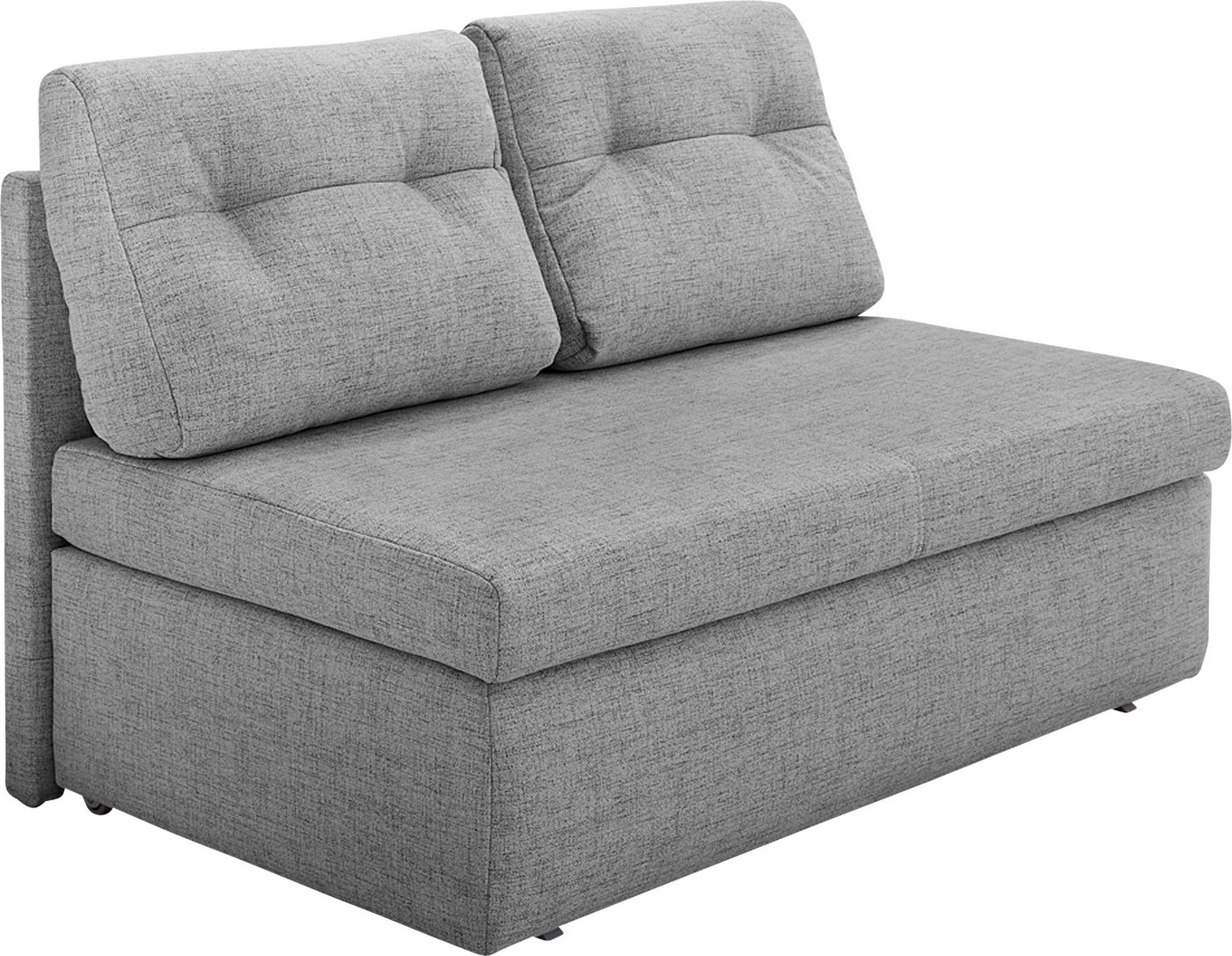 Jockenhöfer Gruppe Schlafsofa Torben, B: 130 cm, Liegefl. 126x191 cm, mit Schlaffunktion, Bettkasten & Rückenkissen – Bild 2 von 5