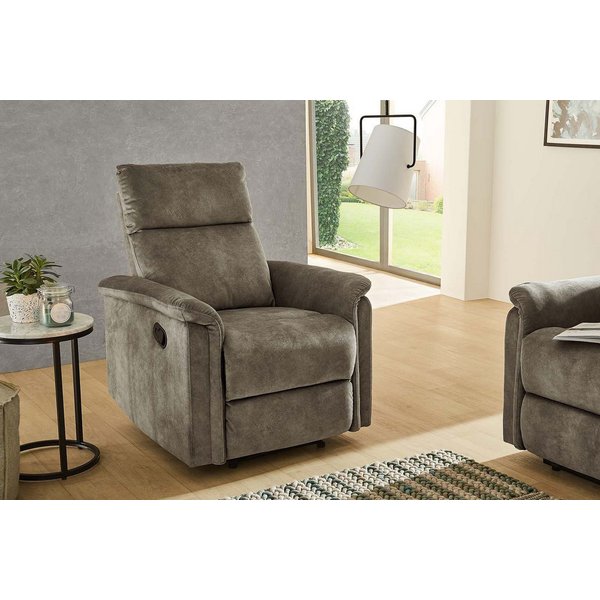 Jockenhöfer Gruppe Sessel Amrum, B: 78 cm, Sitzhöhe: 50 cm, mit Relax- & Liegefunktion, Taschenfederkern-Polsterung