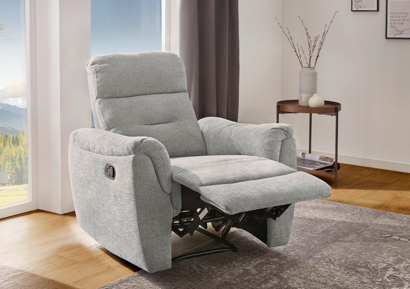 Jockenhöfer Gruppe Sessel Utah, B: 91 cm, Sitzhöhe: 49 cm, mit Relaxfunktion und Liegefunktion, TFK-Polsterung – Bild 5 von 5