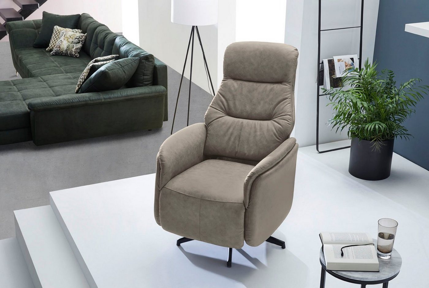 Jockenhöfer Gruppe TV-Sessel Doro, B: 73 cm, Sitzhöhe: 50 cm, elektr. Relaxfunktion, 2 Motoren, separate Steuerung Fuß- & Rückenteil – Bild 2 von 5