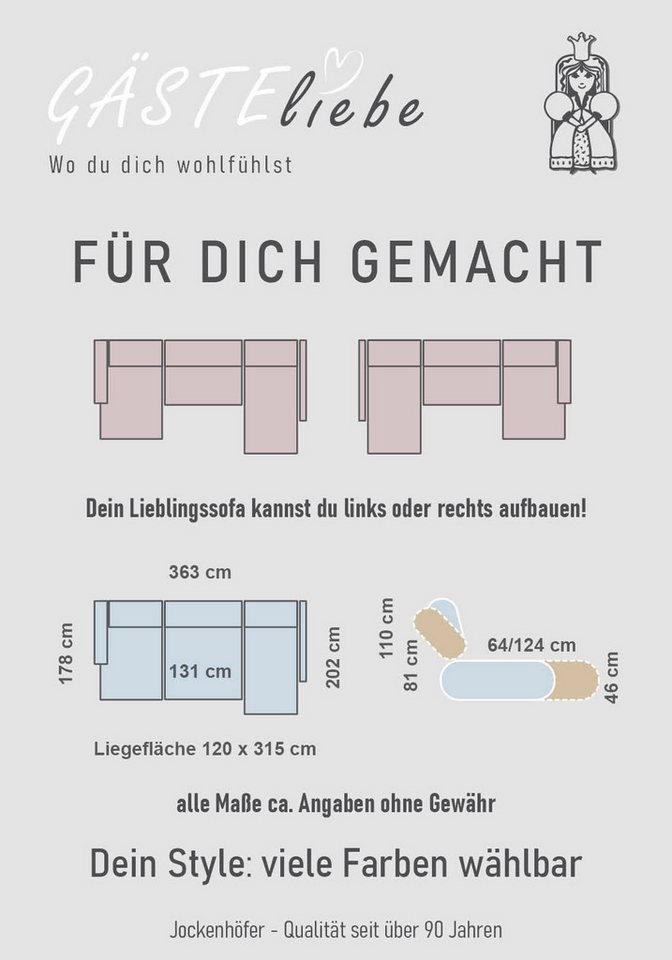 Jockenhöfer Gruppe Wohnlandschaft Ultima U-Form, B: 363 cm, 60 cm elektrische Sitztiefenverstellung, USB-Ports, Kopfstützen verstellbar, Zierkissen, bis 140 kg/ – Bild 5 von 5