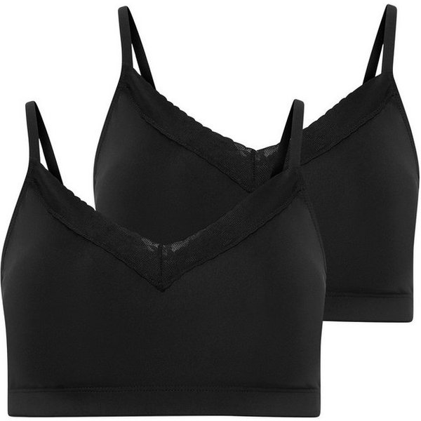 Jockey Bralette Soft Stretch Lace (2er Pack) verstellbare Träger für eine anpassbare Passform