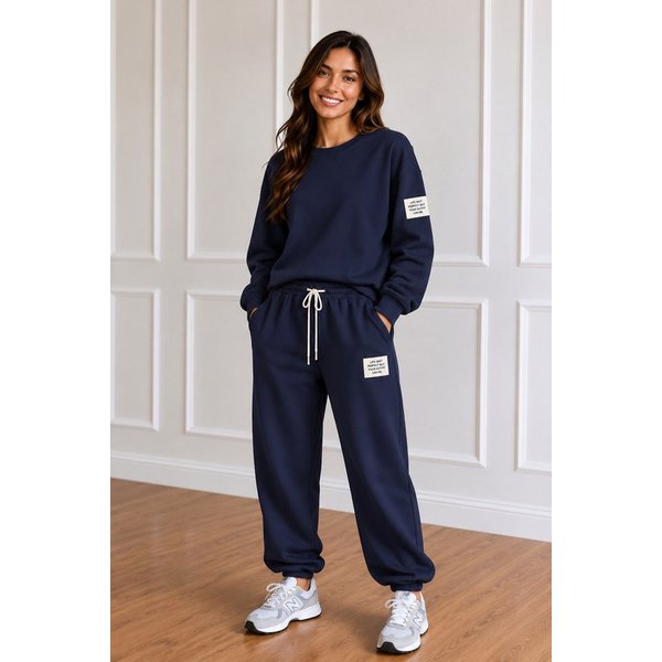 Worldclassca Jogginganzug Worldclassca Damen Zweiteiler Oversize SET Shirt + Hose Jogginganzug, Neue Kollektion - Stilvolle und gemütliche Mode für Damen