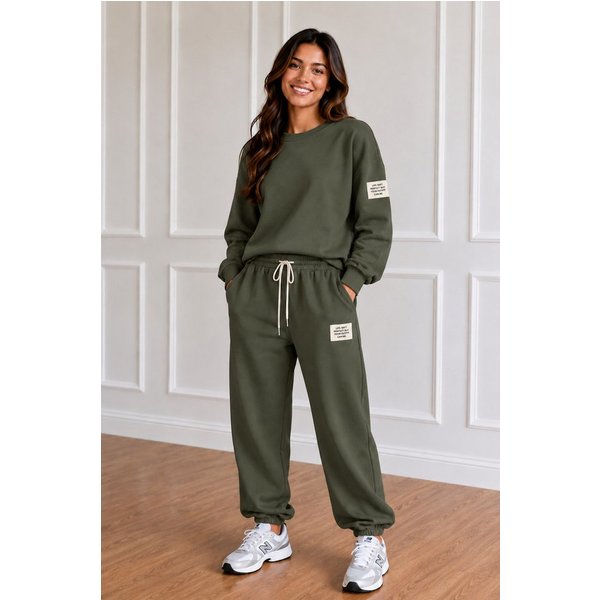 Worldclassca Jogginganzug Worldclassca Damen Zweiteiler Oversize SET Shirt + Hose Jogginganzug, Neue Kollektion - Stilvolle und gemütliche Mode für Damen