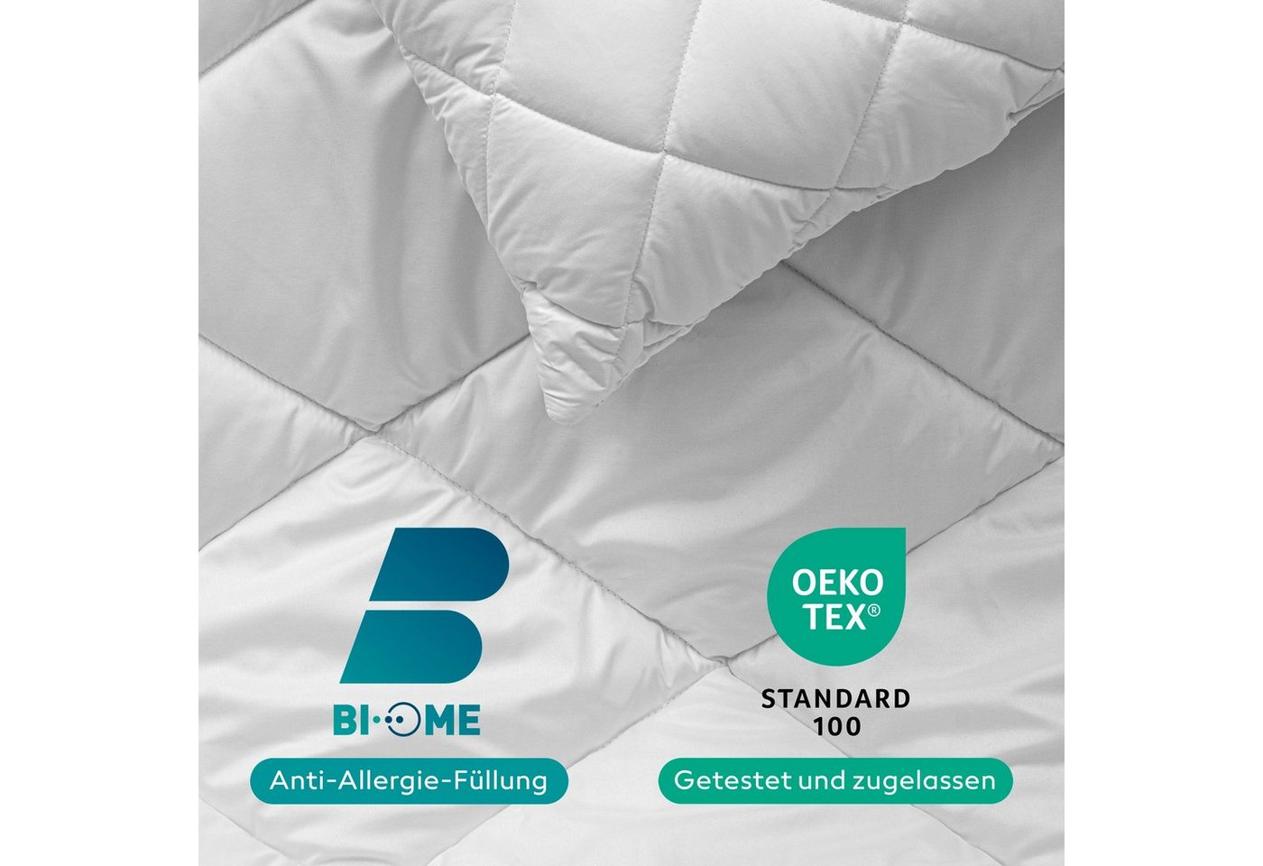 John Cotton Microfaserbettdecke Anna, Bettdecken für Sommer und Winter, Decke, Füllung: 100% Polyester, Bezug: Microfaser (Polyester), Bettdecke 135x200 cm, 155 – Bild 3 von 5